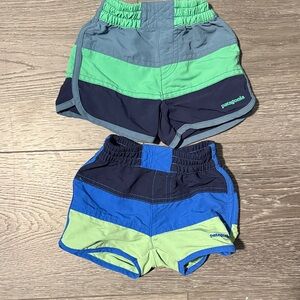 Patagonia Kids Striped swim Shorts